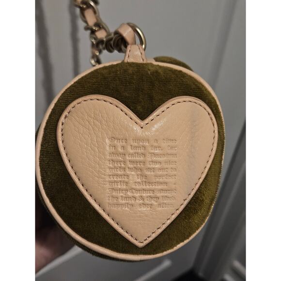 Rare Y2K Juicy Couture Green & Pink Velour Barrel Purse, Authentic - Picture 10 of 15